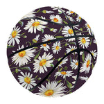 Watercolor White Daisy Pattern Print Basketball