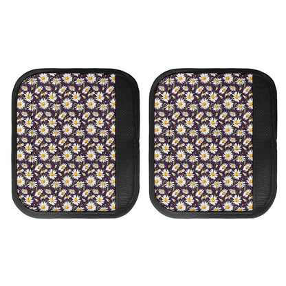 Watercolor White Daisy Pattern Print Handle Covers