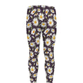 Watercolor White Daisy Pattern Print Men's Leggings