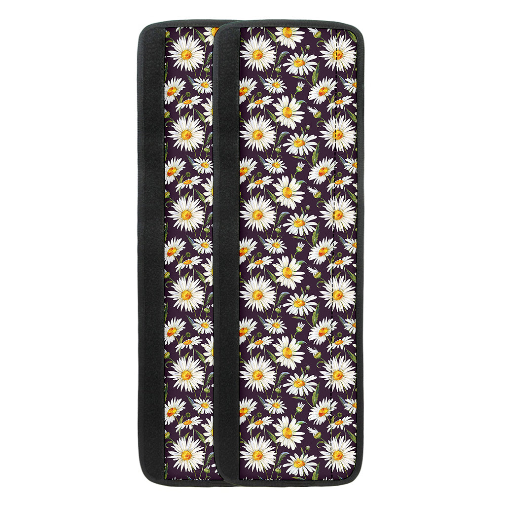 Watercolor White Daisy Pattern Print Refrigerator Handle Covers