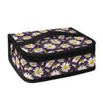 Watercolor White Daisy Pattern Print Small Lunch Bag