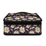 Watercolor White Daisy Pattern Print Small Lunch Bag