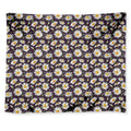Watercolor White Daisy Pattern Print Tapestry
