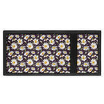 Watercolor White Daisy Pattern Print Trifold Wallet