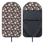 Watercolor White Daisy Pattern Print Waterproof Car Seat Cover