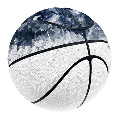 Watercolor Wolf Portrait Print Basketball