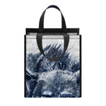 Watercolor Wolf Portrait Print Insulated Lunch Tote
