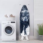Watercolor Wolf Portrait Print Ironing Board Cover