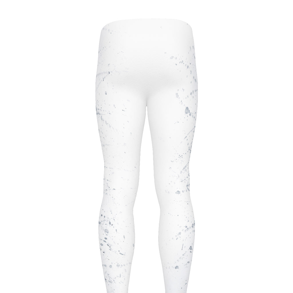 Watercolor Wolf Portrait Print Men's leggings