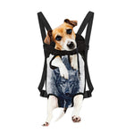 Watercolor Wolf Portrait Print Pet Carrier Backpack