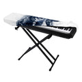 Watercolor Wolf Portrait Print Piano Keyboard Cover