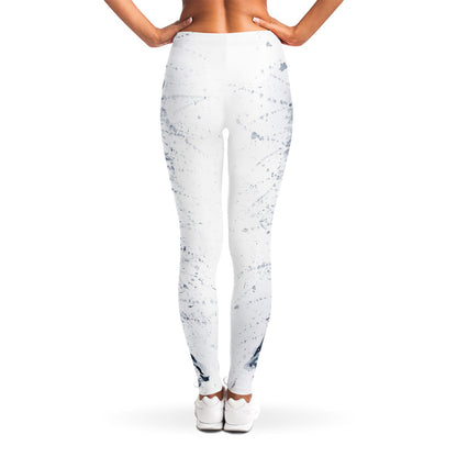 Watercolor Wolf Portrait Print Women's Leggings