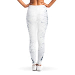 Watercolor Wolf Portrait Print Women's Leggings