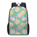 Watercolor Yarn Pattern Print 17 Inch Backpack