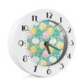 Watercolor Yarn Pattern Print Alarm Clock