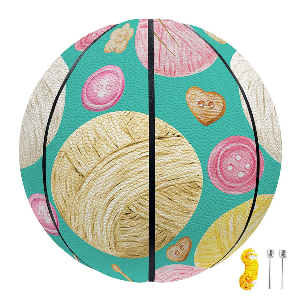 Watercolor Yarn Pattern Print Basketball