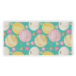 Watercolor Yarn Pattern Print Beach Towel