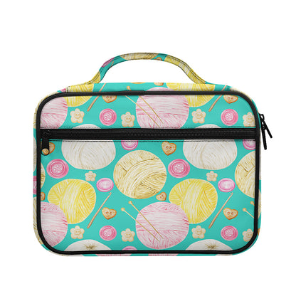 Watercolor Yarn Pattern Print Briefcase Bible Bag