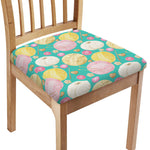 Watercolor Yarn Pattern Print Chair Cushion Cover