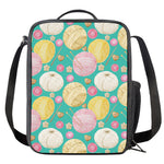 Watercolor Yarn Pattern Print Crossbody Lunch Bag
