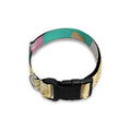 Watercolor Yarn Pattern Print Dog Collar