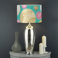 Watercolor Yarn Pattern Print Drum Lamp Shade