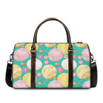 Watercolor Yarn Pattern Print Duffle Bag