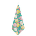 Watercolor Yarn Pattern Print Hand Towel
