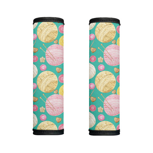 Watercolor Yarn Pattern Print Handle Covers