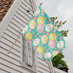 Watercolor Yarn Pattern Print House Flag