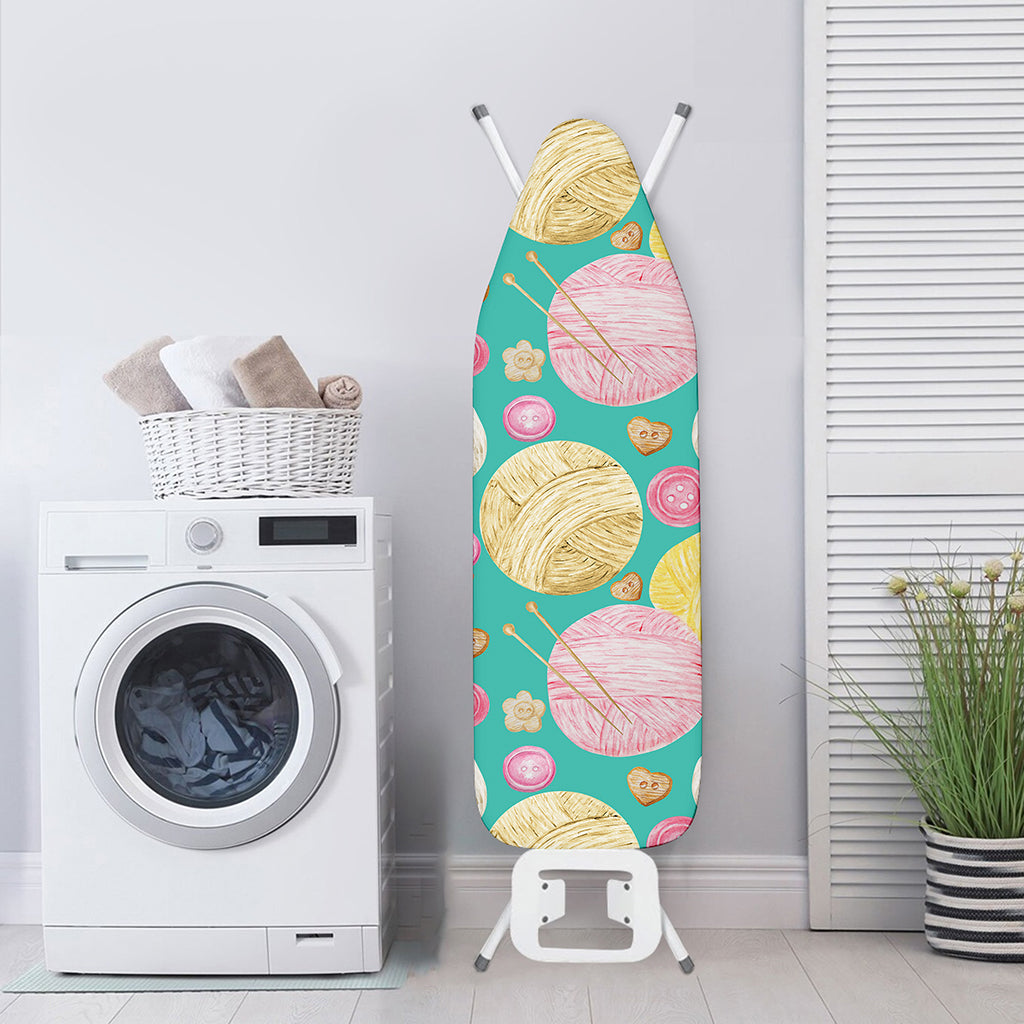 Watercolor Yarn Pattern Print Ironing Board Cover