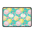 Watercolor Yarn Pattern Print Kitchen Mat