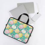 Watercolor Yarn Pattern Print Laptop Sleeve With Handle