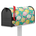 Watercolor Yarn Pattern Print Mailbox Cover