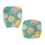 Watercolor Yarn Pattern Print Office Chair Cover