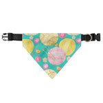 Watercolor Yarn Pattern Print Over The Collar Dog Bandana