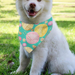 Watercolor Yarn Pattern Print Over The Collar Dog Bandana