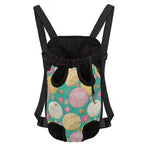 Watercolor Yarn Pattern Print Pet Carrier Backpack