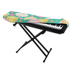 Watercolor Yarn Pattern Print Piano Keyboard Cover