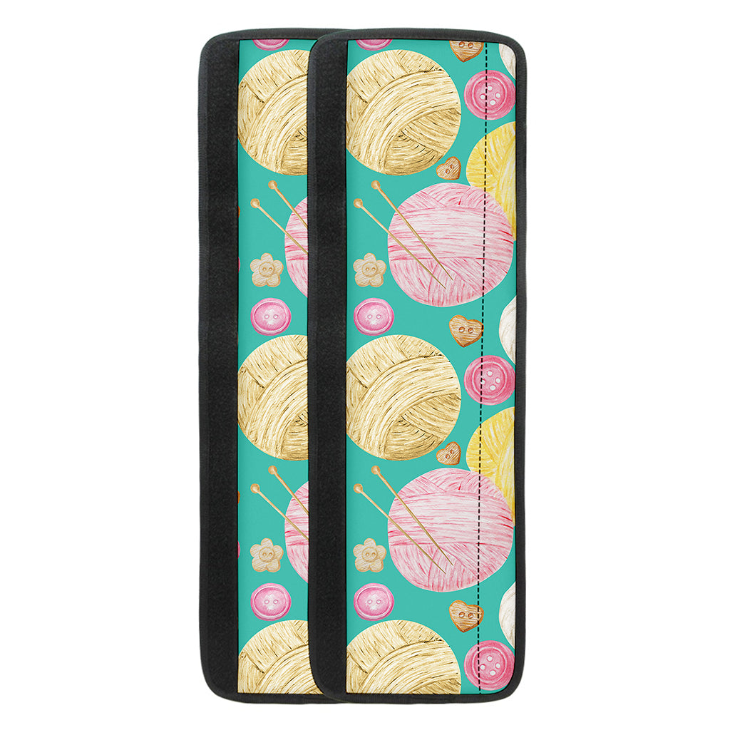 Watercolor Yarn Pattern Print Refrigerator Handle Covers