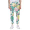 Watercolor Yarn Pattern Print Joggers