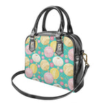 Watercolor Yarn Pattern Print Shoulder Handbag
