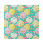 Watercolor Yarn Pattern Print Silk Bandana