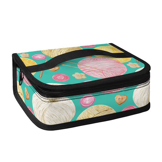 Watercolor Yarn Pattern Print Small Lunch Bag