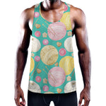 Watercolor Yarn Pattern Print Training Tank Top