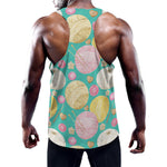 Watercolor Yarn Pattern Print Training Tank Top