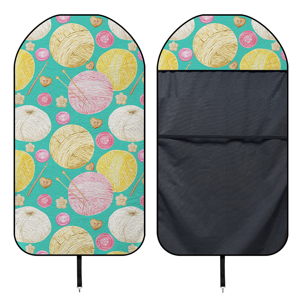 Watercolor Yarn Pattern Print Waterproof Car Seat Cover
