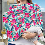 Watermelon Teal Hawaiian Pattern Print Baby Seat Cover