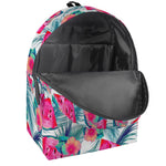 Watermelon Teal Hawaiian Pattern Print Backpack