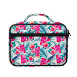 Watermelon Teal Hawaiian Pattern Print Briefcase Bible Bag
